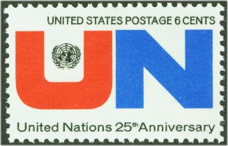 1419 6c United Nations Used #1419used