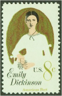 1436 8c Emily Dickinson F-VF Mint NH Plate Block of 4 #1436pb