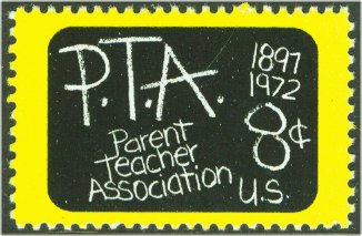 1463 8c Parent Teachers F-VF Mint NH Plate Block of 4 #1463pb