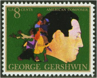 1484 8c Gershwin F-VF Mint NH Plate Block of 12 #1484pb