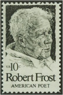 1526 10c Robert Frost F-VF Mint NH Plate Block of 4 #1526pb