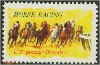 1528 10c Horse Racing Used #1528used