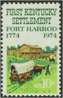 1542 10c Kentucky Settlement F-VF Mint NH #1542nh