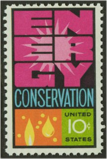 1547 10c Energy Conservation F-VF Mint NH Plate Block of 4 #1547pb