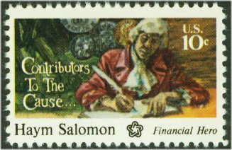 1561 10c Haym Solomon F-VF Mint NH #1561nh