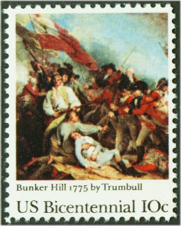 1564 10c Bunker Hill Used #1564used