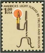 1610 1 Rush Lamp F-VF Mint NH Plate Block of 4 #1610pb