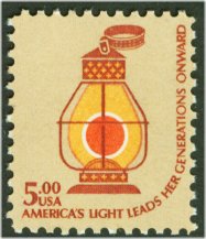 1612 5 Railroad Lantern F-VF Mint NH Plate Block of 4 #1612pb