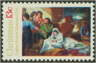 1701 13c Christmas Nativity F-VF Mint NH Plate Block of 12 #1701pb