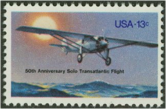 1710 13c Charles Lindbergh F-VF Mint NH Plate Block of 12 #1710pb