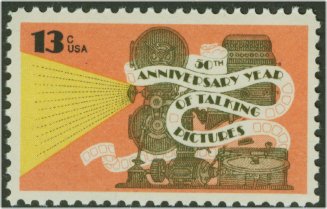 1727 13c Talking Pictures F-VF Mint NH #1727nh