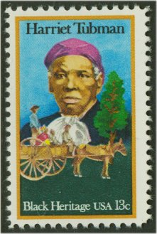 1744 13c Harriet Tubman F-VF Mint NH Plate Block of 12 #1744pb