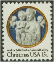 1768 15c Christmas-Madonna F-VF Mint NH Plate Block of 12 #1768pb