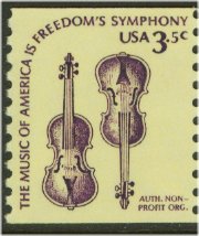 1813 3.5c Violins, Coil F-VF Mint NH #1813nh