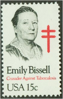 1823 15c Emily Bissell F-VF Mint NH Plate Block of 4 #1823pb