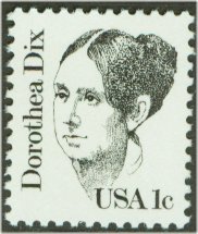 1844 1c Dorothea Dix Used #1844used
