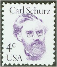 1847 4c Carl Schurz Used #1847used
