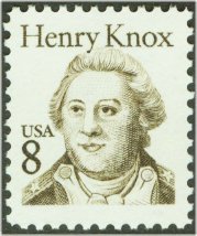 1851 8c Henry Knox F-VF Mint NH Plate Block of 4 #1851pb