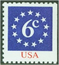 1892 6c Stars [from booklet] F-VF Mint NH #1892nh