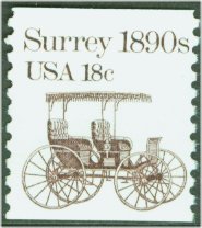 1907 18c Surrey Coil F-VF Mint NH #1907nh
