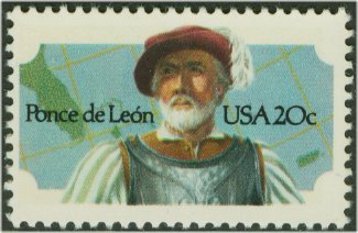 2024 20c Ponce de Leon Used #2024used
