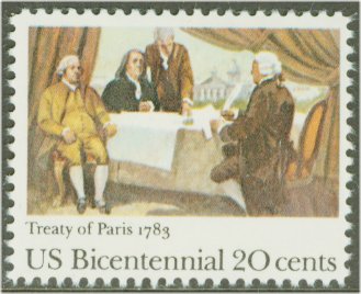 2052 20c Treaty of Paris Used #2052used