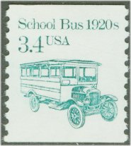 2123 3.4c School Bus Coil F-VF Mint NH #2123nh