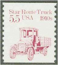 2125 5.5c Star Route Truck Coil F-VF Mint NH #2125nh