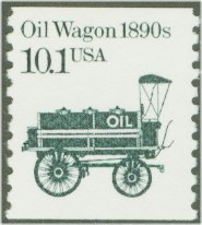 2130 10.1c Oil Wagon Coil F-VF Mint NH #2130nh