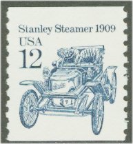 2132 12c Stanley Steamer Coil Mint NH PNC of 5 #2132pnc5