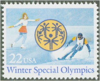 2142 22c Special Olympics Used #2142used