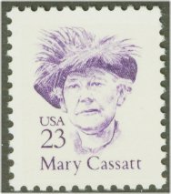 2181 23c Mary Cassatt F-VF Mint NH Plate Block of 4 #2181pb