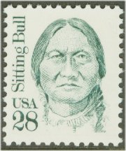 2183 28c Sitting Bull F-VF Mint NH Plate Block of 4 #2183pb