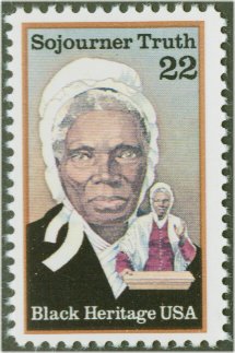 2203 22c Sojourner Truth F-VF Mint NH Plate Block of 4 #2203pb