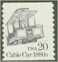 2263 20c Cable Car Coil F-VF Mint NH #2263nh