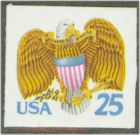 2431a 25c Eagle  Shield Booklet Pane F-VF Mint NH #2431a
