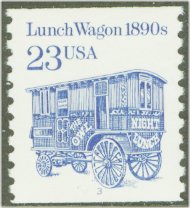 2464 23c Lunch Wagon Coil F-VF Mint NH #2464nh