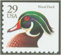 2484 29c Wood Duck BEP F-VF Mint NH #2484nh