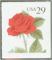 2490a 29c Rose Self Adhesive Booklet F-VF Mint NH #2490a