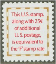 2521 (4c) Make Up Rate F-VF Mint NH #2521nh