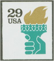 2531A 29c Liberty  Torch Self Adhesive Used Single #2531Aused