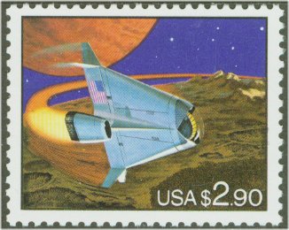 2543 2.90 Space Vehicle F-VF Mint NH #2543nh