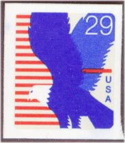 2598a 29c Stylized Eagle Booklet Pane F-VF Mint NH #2598a