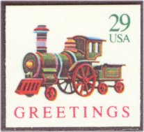 2719a 29c Self Adhesive Christmas Booklet Pane F-VF Mint NH #2719a