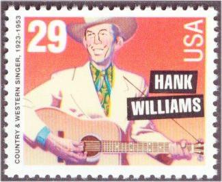2723A 29c Hank Williams Perf 11.2x11.5 F-VF Mint NH #2723Anh