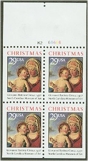 2790a 29c Traditional Christmas Booklet Pane F-VF Mint NH #2790a