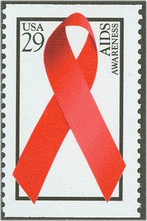 2806bu 29c AIDS Awareness Unfolded Booklet Pane of 5 F-VF Mint N #2806bu
