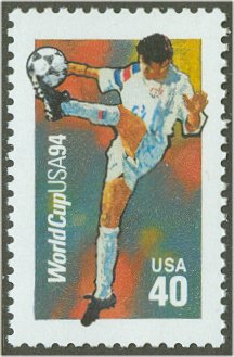 2835 40c World Cup Soccer Used Single #2835used