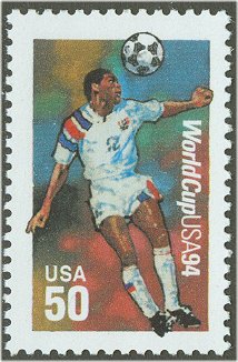 2836 50c World Cup Soccer Used Single #2836used