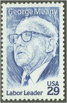 2848 29c George Meany Plate Block #2848pb